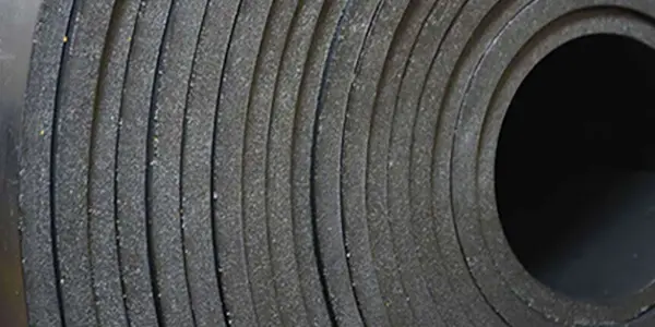 Hule EPDM resistente a la intemperie, ideal para uso industrial y exterior Hule EPDM negro para aplicaciones industriales y exteriores